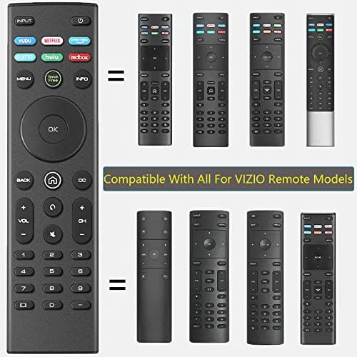 XRT140 Controle remoto universal para o controle remoto da Vizio Smart TV Aplicar -se a todos por Vizio LED LCD HD UHD HDR 4K 3D Smart TV Todas as séries TV Remote