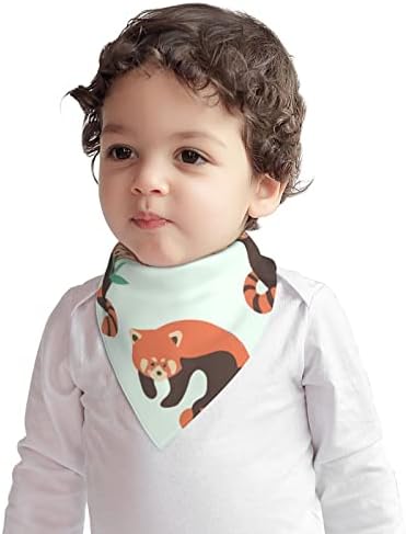 Babador de algodão augenstern fofo gato gato vermelho panda bebê bandana babador babador de dentição