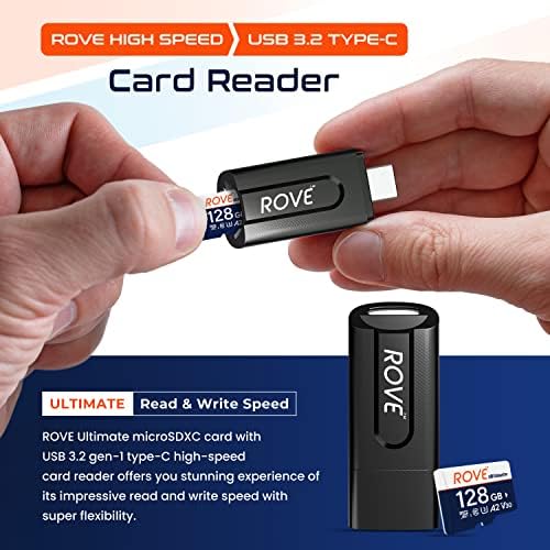 Rove R2-4K Dash Cam | Kit de Wardwire | 128 GB Micro SD Card
