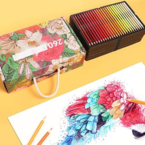 FZZDP 120/180/520 Lápis coloridos Conjunto profissional Desenho de arte de esboço e colorir de esboço de arte à base