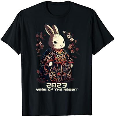 Ano Novo Chinês 2023 Ano Novo Lunar de Rabbit 2023 T-shirt