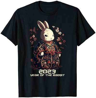 Ano Novo Chinês 2023 Ano Novo Lunar de Rabbit 2023 T-shirt