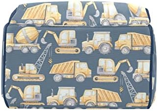 Mochila de bolsa de fraldas de caminhão de padrão de aquarela Custom personalizada com nome de enfermagem sacos de bebê para presentes