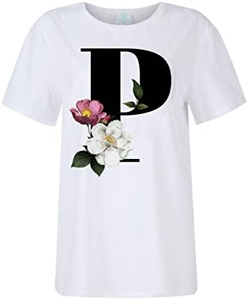Camisas para mulheres 2023, Basic Loose Fit Funny Graphic Design T camisetas camisetas de verão