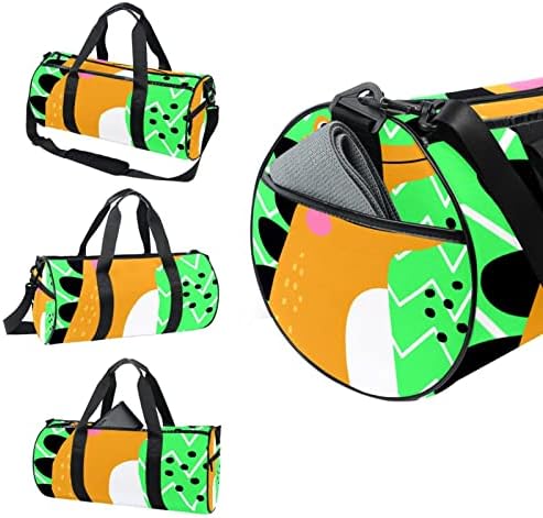 Mamacool adorável desenho animado crocodilo prancheta mochila bolsa de transporte de bolsa de travessia para ginástica sports dance de viagem weekendernd