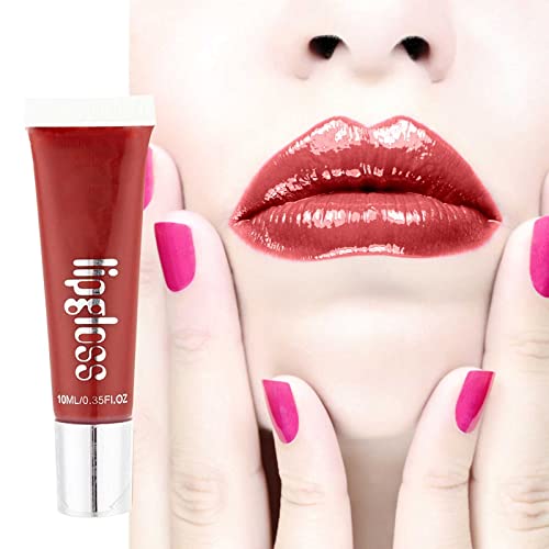 Jiusike Candy Color Lip Lip Lip Glaze hidratante Lip Gloss Gloss Candy Glos