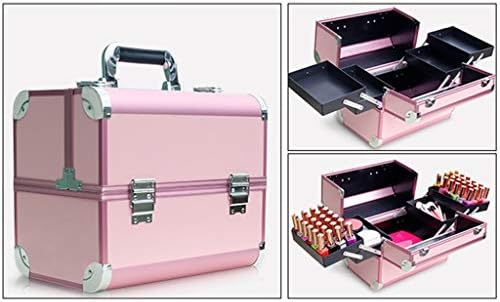 Caixa de ferramentas de armazenamento caixa de maquiagem caixa de maquiagem caixa de cosméticos profissional caixa portátil de