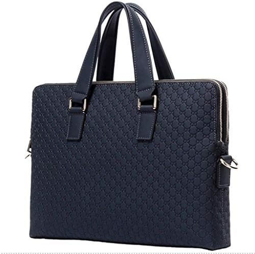 Bolsas de negócios de bolsas de couro de nogueira bolsas de laptop para homens pretos