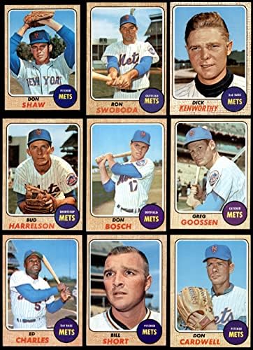 1968 Topps New York Mets perto da equipe definida New York Mets Ex+ Mets