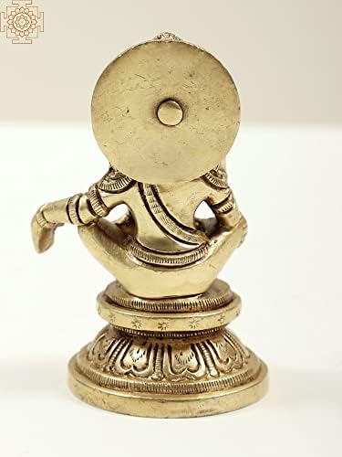 Índia Exótica Senhor Ayyappan | Feito à mão - Brass