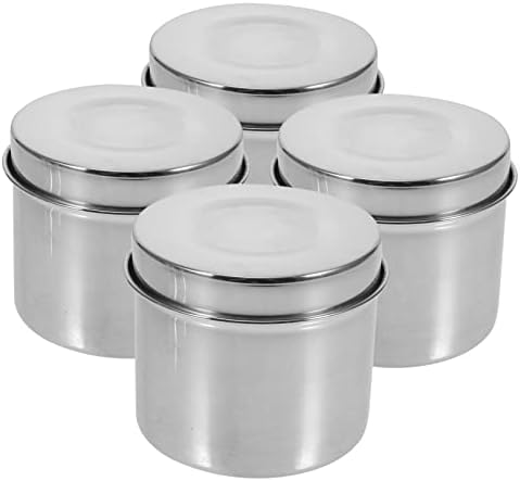 Luxshiny 4pcs lanche bento box tigelas de armazenamento com tampas para lancheiras quadradas recipientes de armazenamento