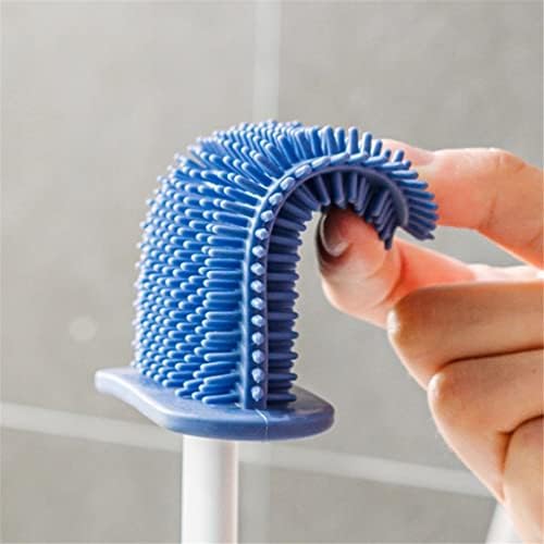 Wionc TPR Soft Silicone Heads Limpeza do banheiro Multifunction Multifuncionamento Longo Manuja WC Acessórios para o banheiro Ferramenta de limpeza doméstica