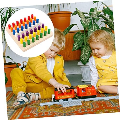 Toyvian 1 Set Bust Stick ensinamento ajuda a utensílios domésticos em pré -escola Aprendendo brinquedos Pré -escolares Toy Baby Baby Puzzle Wood Wood