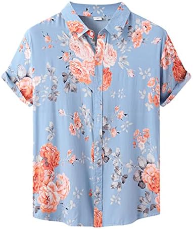 Camisas para homens camisas casuais para homens camisetas gráficas para homens Top de verão de manga curta casual Camisas de verão para