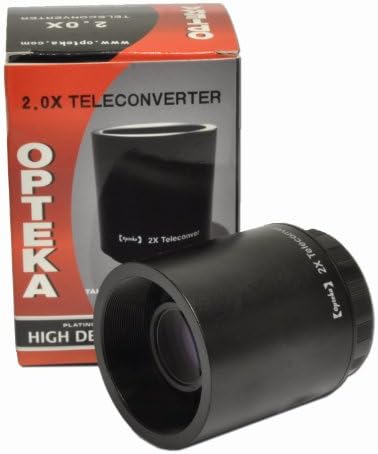 Opteka 500-1000mm f/8 lente telefoto predefinida de alta definição para Olympus E-5, E-30, E-620, E-600, E-520, E-510, E-450, E-420, E-410, E-330, E-300, E-3 e E-1 Digital SLR Câmeras