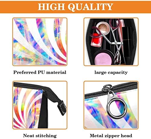 Bolsa de higiene pessoal Kit DOPP pendurado para homens resistentes a água para viajar, Psyche Circle Swirl Art Rainbow