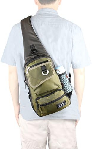 Vanlison Back Sling Bag Backpack Backpack Backpack Sacos para homens para homens