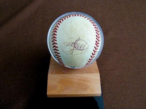 Kirby Puckett Minnesota Gêmeos Hof Assinou Auto Game Vintage Usado Oal Baseball JSA - MLB Game Usado Baseballs
