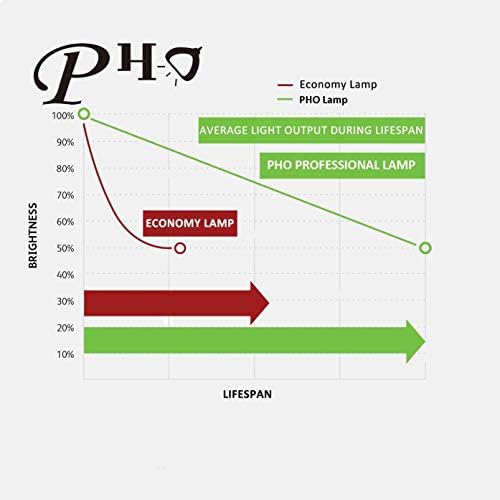 Pho 997-5353-00 Bulbo de substituição original genuíno com alojamento para projetor Planar PD7170