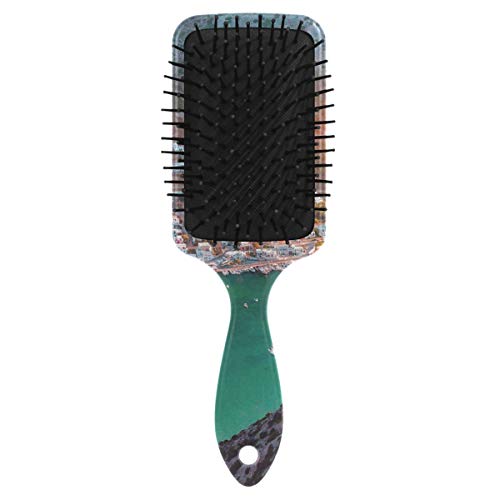 Escova de cabelo de almofada de ar Vipsk, porto de plástico colorido, boa massagem adequada e escova de cabelo anti -estática para cabelos secos e molhados, espesso, encaracolado ou reto