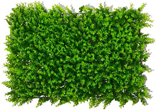 Painel de hedge artificial Ynfngxu, paisagismo de parede Planta Planta Planta Cerca de privacidade, decoração de casamento em jardim, 60 × 40cm