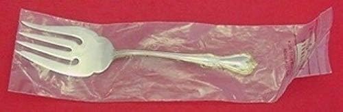 Rose Cascade Gold por Reed & Barton Sterling Silver New Cold Meat Fork 8 5/8