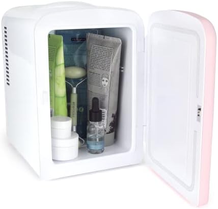 Chiller pessoal Mini refrigerador e mais quente, com capacidade para 4 litros, latas de 12 onças, lanches e produtos