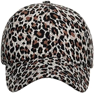 Chapéu moda moda respirável Ajuste de leopardo praia Sun Men Cap Hatball Hip Women Women Hop Mens Visor Hat