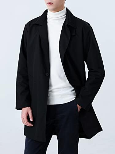 Jaqueta de jaqueta masculina para homens homens solteiros penteados com cinto com cinto