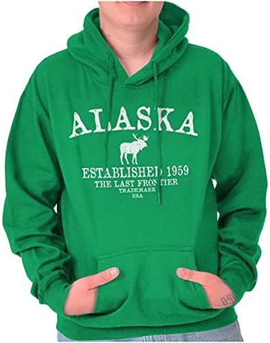 Alaska vintage estabeleceu moletom de moletom de moletom hipster