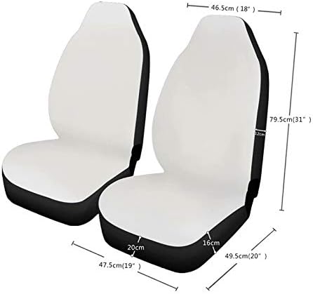 Pensura Vintage Mandala Floral Print Seat Covers Para almofada do banco da frente, apenas 2 PCs definidos com protetor de protetor para cães de estimação Protetor de veículo de tamanho universal