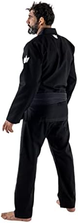 Kingz Kore Brasileiro Jiu Jitsu Gi - Men's leves duráveis ​​BJJ Kimono - Ibjjf Legal - 375GSM Pearl Weave Pro Training