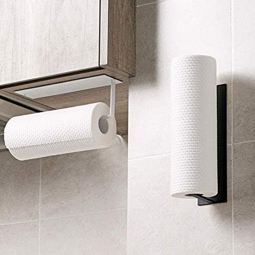 Dloett Kitchen Roll Paper Acessório Montagem de parede Papel de papel higiênico Ponto de aço inoxidável Banheiro