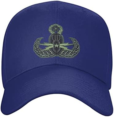 Veteranos dos EUA possuía EOD Badge Baseball Cap Mulheres - Classic Papai Hat Hat Ajustável Hat Plano Preto