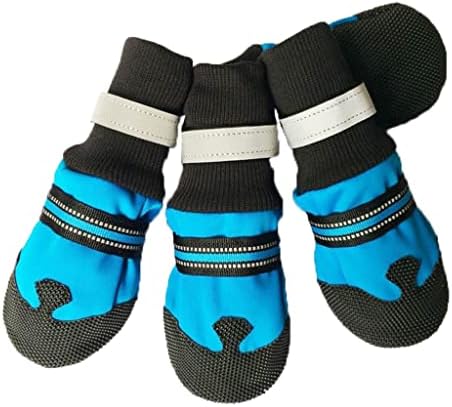 Sapatos de cachorro de lepsjgc botas de chuva com conforto cã tênis de estimação de gotas de animais de estimação de inverno botas