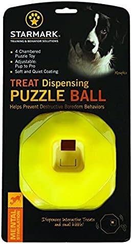 Starmark Treat Dispensing Puzzle Ball Dog Toy