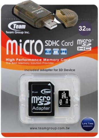 Card de memória MicrosDHC de velocidade turbo de 32 GB para LG LX600 LX610. O cartão de memória de alta velocidade vem com um SD gratuito e adaptadores USB. Garantia de vida.