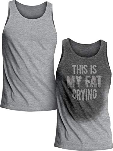 A Actizio Men's Workout Shirt Sweat ativou o exercício motivacional da academia Wicking Fitness - esta é a minha gordura chorando