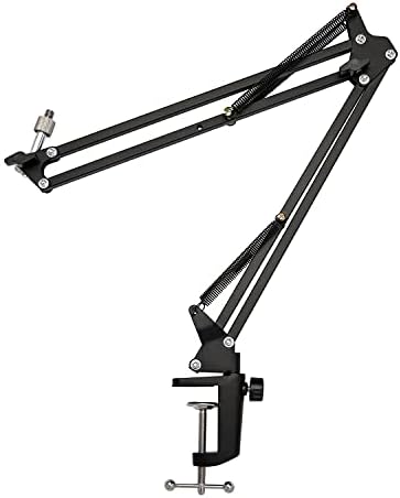 MXL BCD-1 Dynamic Broadcast Microfone Pacote com Knox Gear Desktop Boom Arm Mic Stand