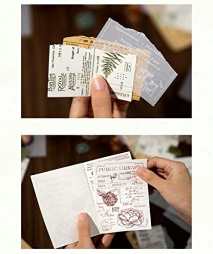 MAFELOE Scrapbook Supplies 5 pacotes, 30 peças cada, Junk Journal Kit Decoupage Scrapbook Papel Mandel Materiais Wild Plants Series