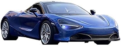 Modelo de carro em escala para McLaren 720s Alloy Sports Car Modelo Diecast Vehicles Metal 1:32 Proporção