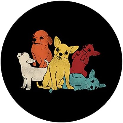 Chihuahua Chihuahueño Popsockets retro Swappable PopGrip