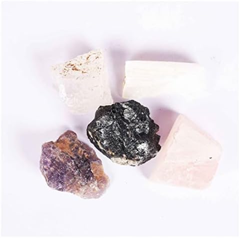 Pedras ásperas naturais reiki cura e cura de cristal pedra 5 pcs