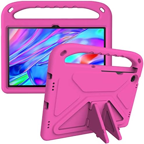 Tablet PC Capa Kids Case compatível com Lenovo Tab M10 Plus 3º Gen 10,6 polegada 2022, alça de prova de choque leve leve Stand Kids Friendtine Protective Cover Creat Clip