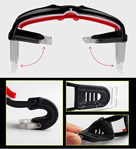 Yozoot Sports Basketball Glasses, óculos de proteção contra protetores de segurança para homens para homens, mulheres driblando