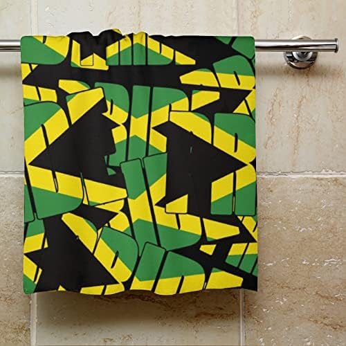 Toalha de toalha de face do país da bandeira da Jamaica Toalhas premium de lavagem de pano para spa e banheiro de hotel