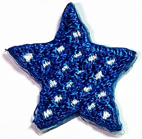 Kleenplus Mini Morango Cute Estrela Azul Cartoon Bordado Ferro Em Sew On Bistge For Jeans Jeans Hats Backpacks Camisetas