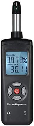 Renslat Termômetro digital Instrumentos de temperatura Digital Termômetro Digital Highomômetro de umidade e temperatura Sensor de temperatura Psicrômetro ALDULT ALDULT