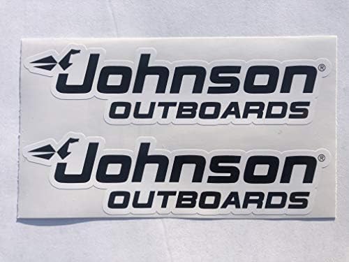 2 Johnson Outboards Nome Decals por sbddecals.com