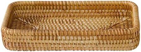 TJLSS cesto de cesta de cesta de cesta de vime de vime de vime de piquenique de piquenique de piquenique para pão de piqueniz